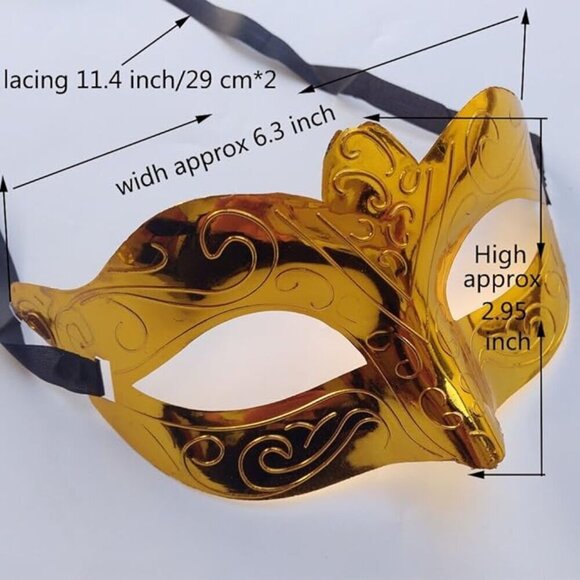 Masquerade / Mardi Gras / Party Masks (LOT OF 9) BRAND NEW - Picture 3 of 5